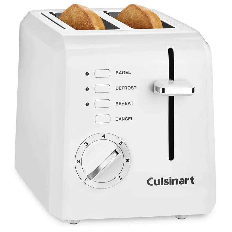 2-Slice Toaster - White