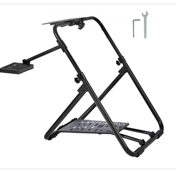 Foldable Racing Steering Wheel Stand - Height Adjustable