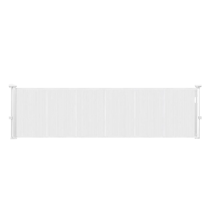 Retractable Baby Gate - White