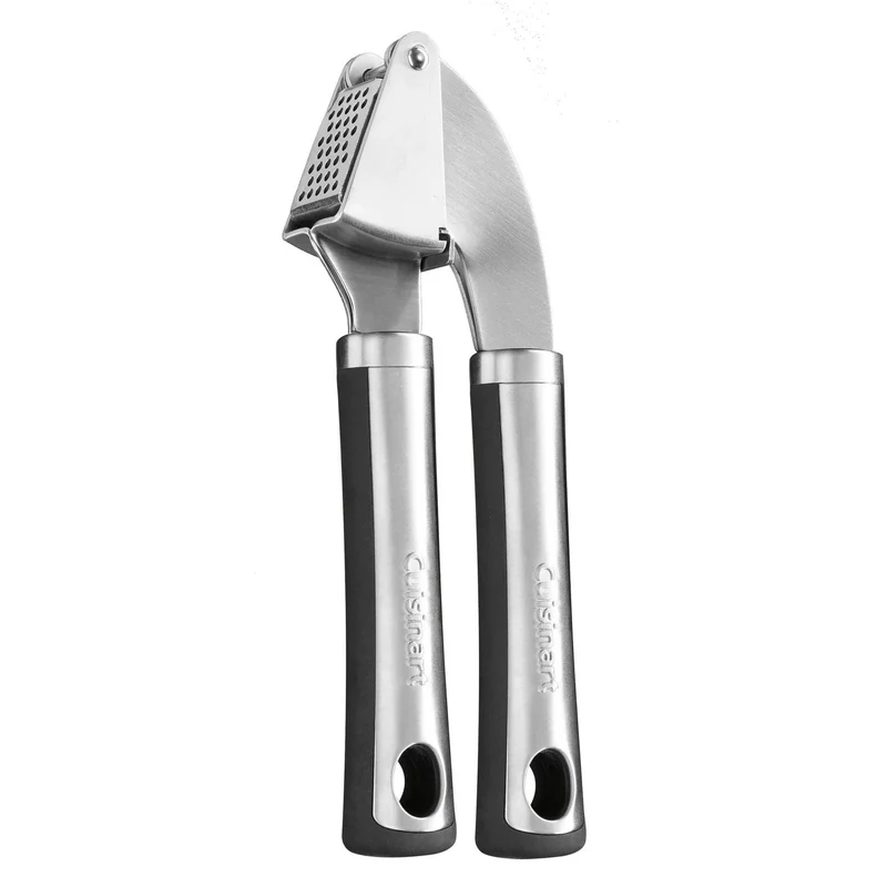 Stainless Steel Garlic Press - Silver