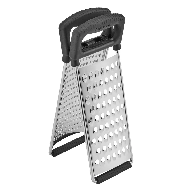 2-in-1 Detachable Grater - Silver & Black