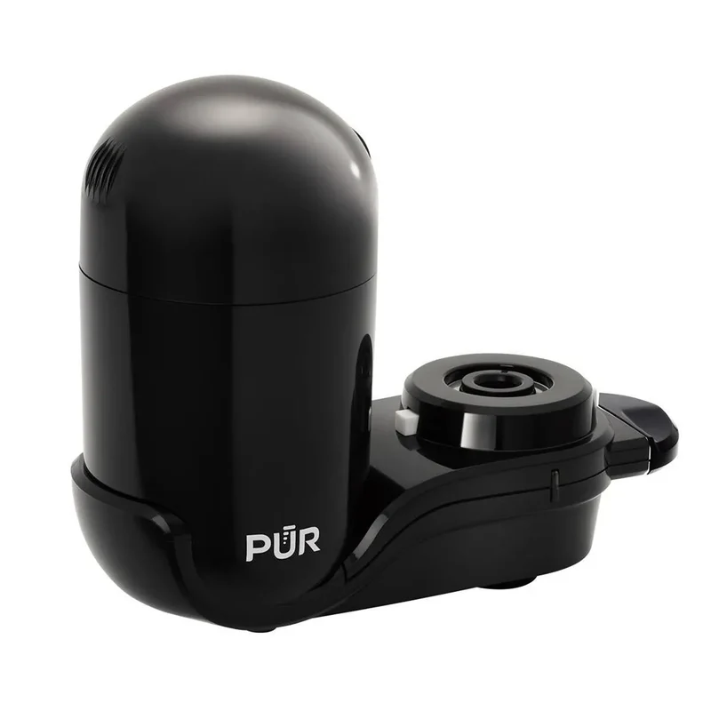 Faucet Vertical Mount Water Filtration System Black