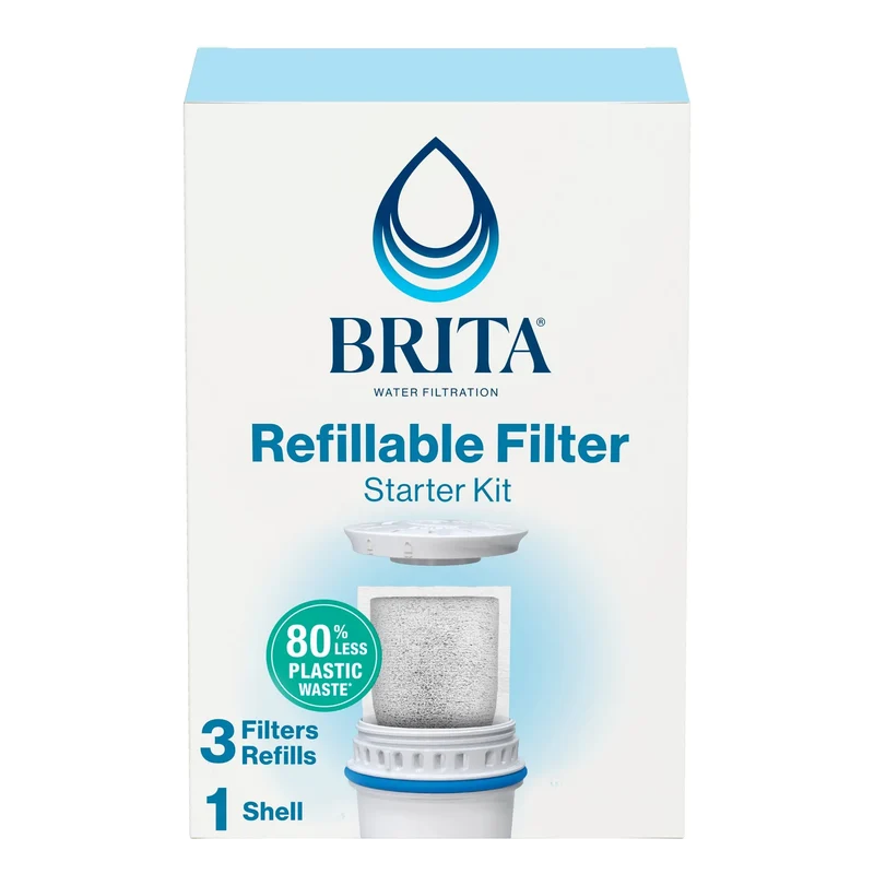 Refillable Water Filter Starter Kit - 3 Pack