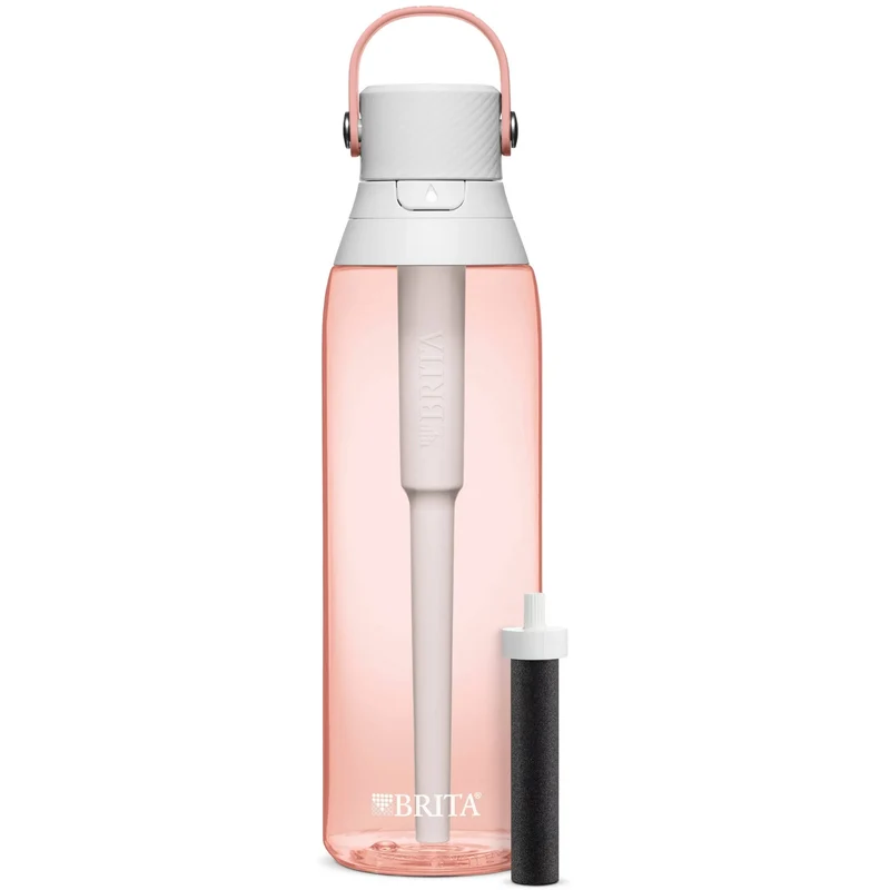 Brita Premium 26oz Water Bottle With Filter - Blush Pink