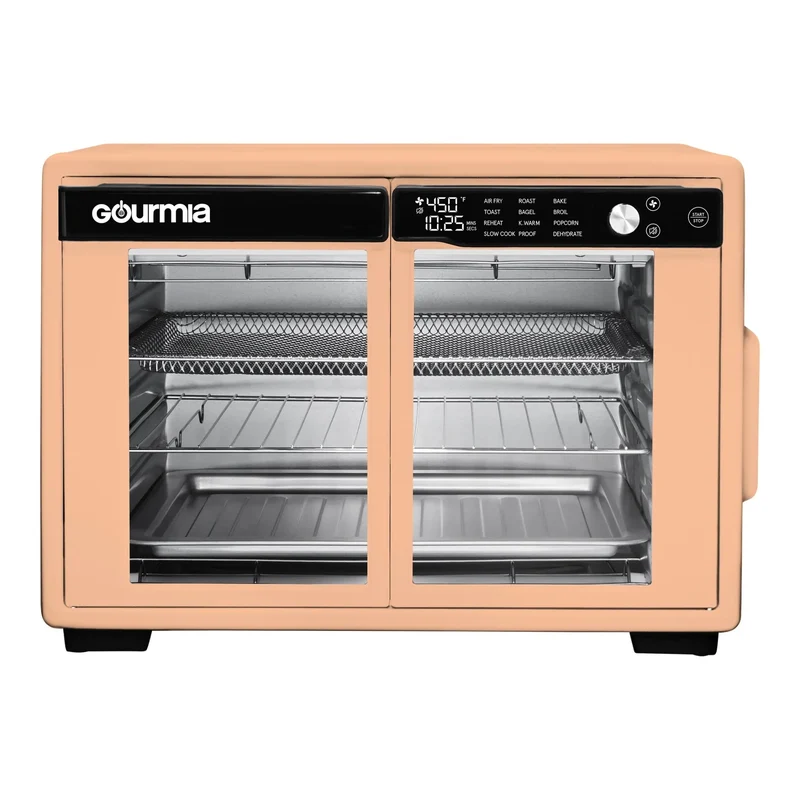 Digital Toaster Oven Air Fryer - Peach