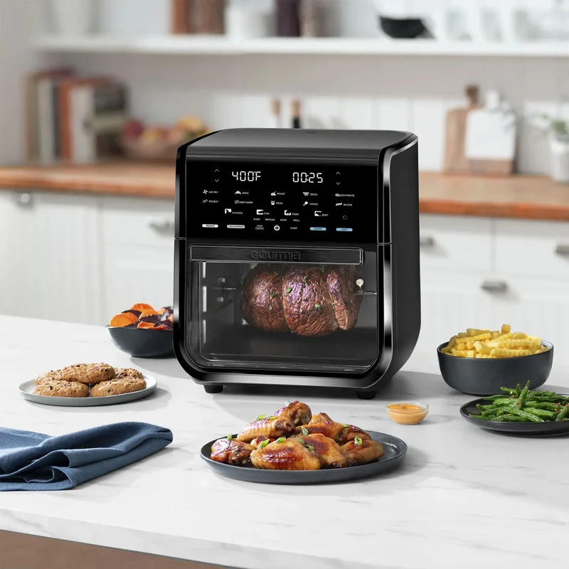 14-Quart Air Fryer Oven Rotisserie Dehydrator - Black