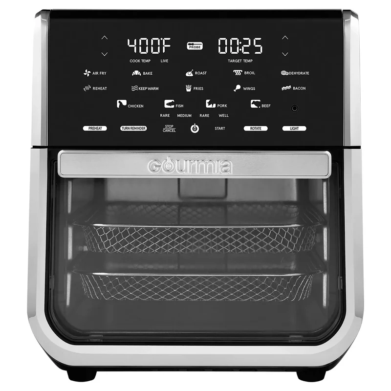 14-Quart Air Fryer Oven Rotisserie Dehydrator - Silver