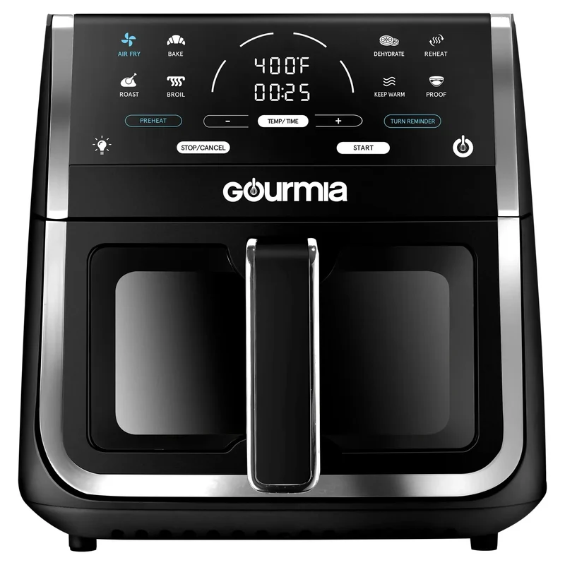 Digital Window Air Fryer - Black