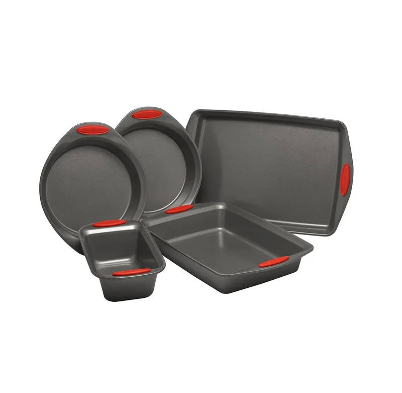 Yum-O Nonstick Bakeware Red 5-Piece Set