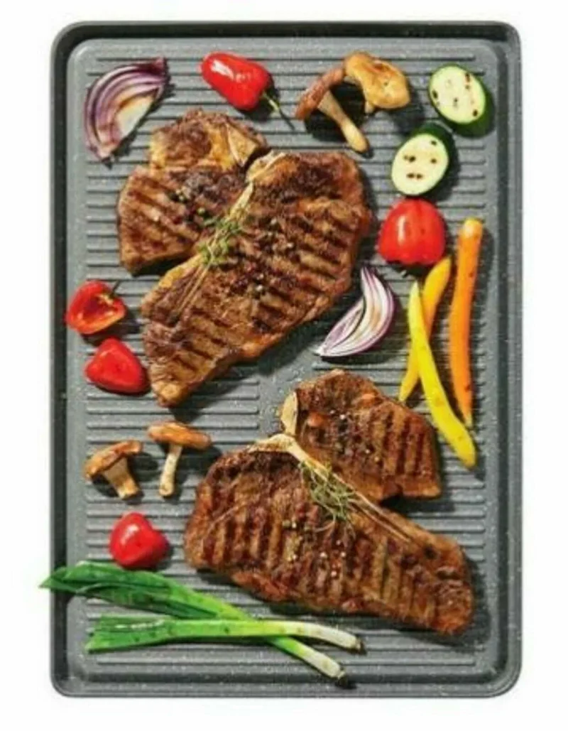 Reversible Grill/Griddle Pan - Black