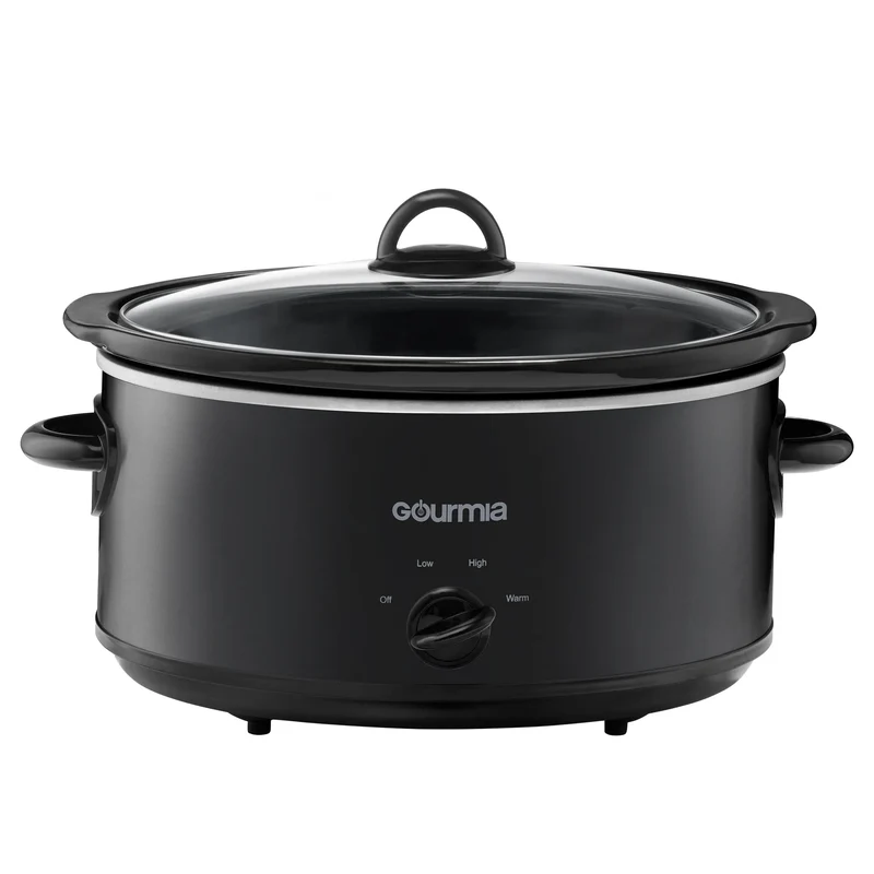6 Qt Manual Slow Cooker - Black