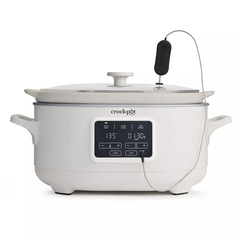 6qt Programmable Slow Cooker with Sous Vide- Ivory