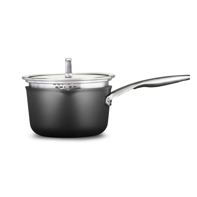 MineralShield Nonstick 3.5qt Space-Saving Sauce Pan