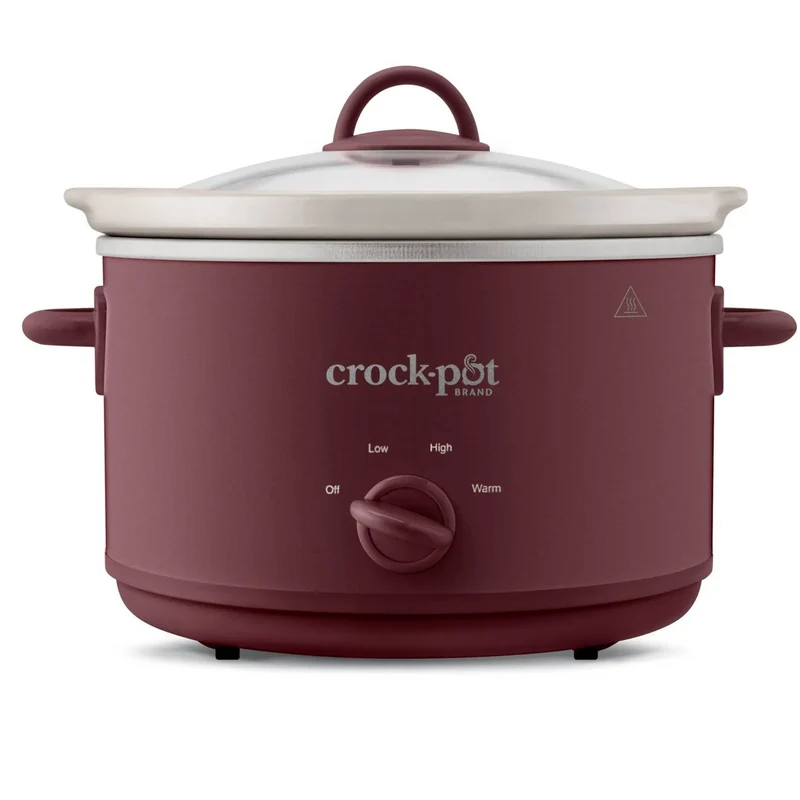 4.5qt Manual Slow Cooker - Red
