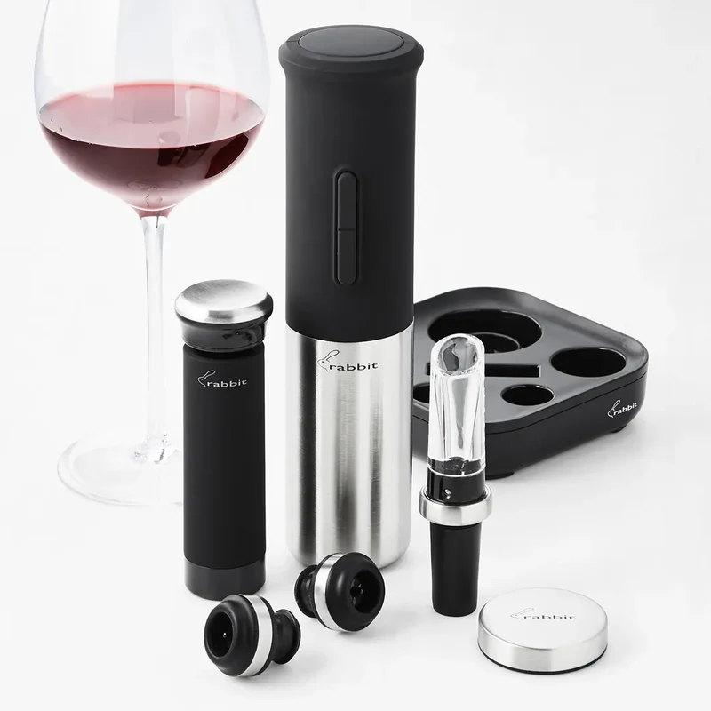 Electric Wine Set - Open, Serve & Preserve
