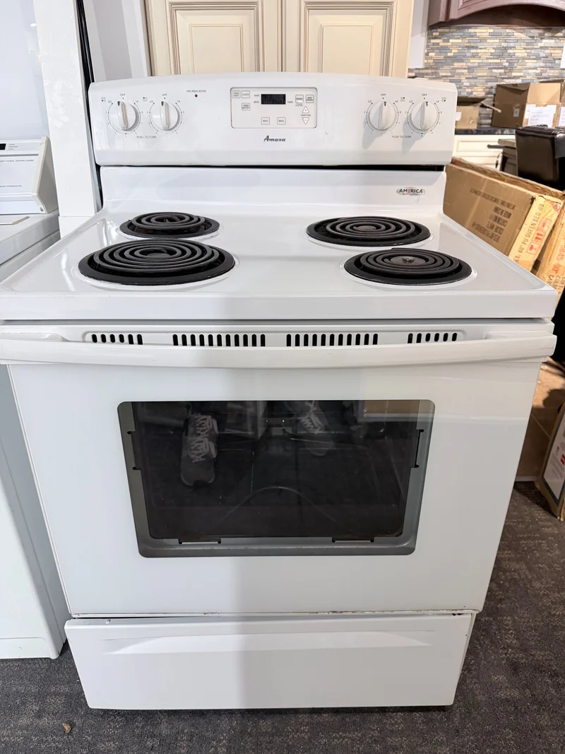 Cuisinière 30po Blanche | - Amana *** USAGÉ ***