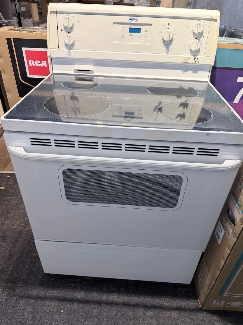 Cuisinière 30po Blanc Vitrocéramique | Inglis *** USAGÉ ***