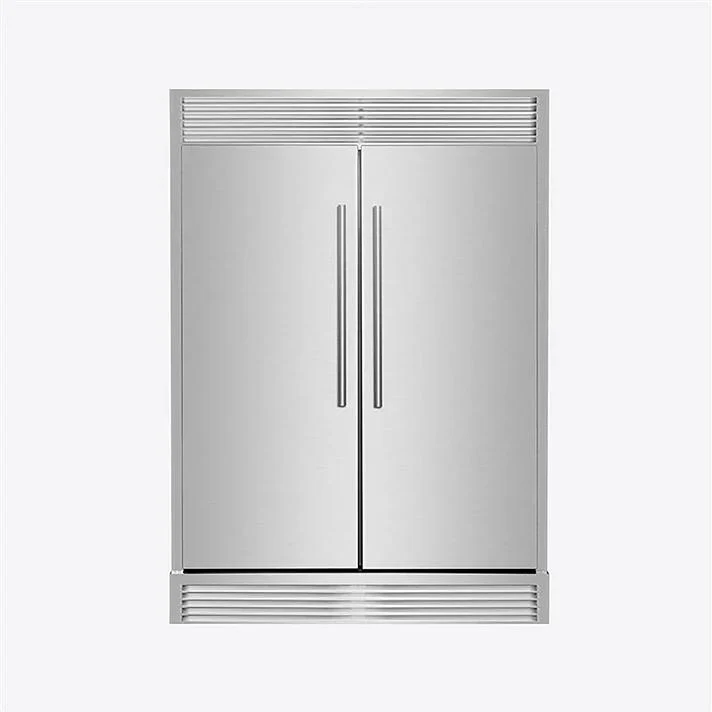 Forno Réfrigérateur/congélateur convertible encastré de 60 pouces, 27,2 pi. cu. avec kit de finition FFFFD1722-60SG