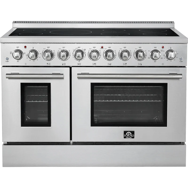 Forno Cuisinière autoportante électrique de 48 pouces avec technologie convection véritable européenne FFSEL6011-48