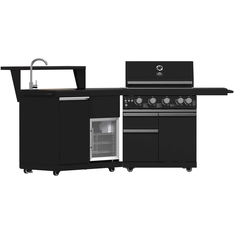 Forno All Aperto centre de cuisine extérieur avec barbecue FODKT2582BLK