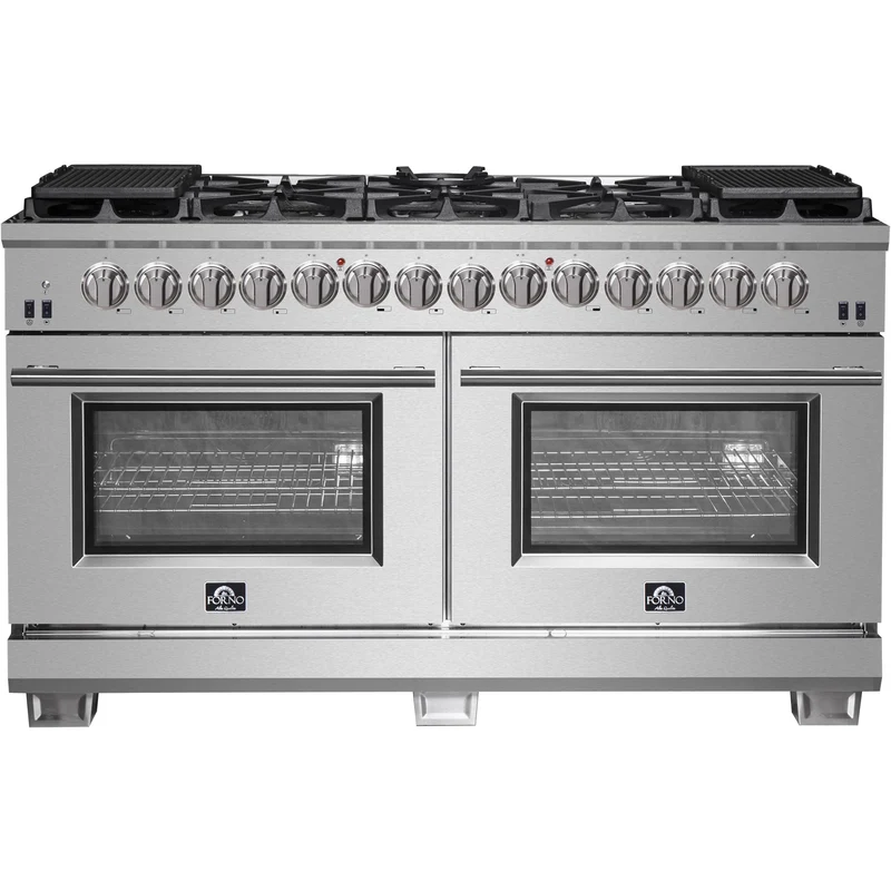 Forno Capriasca Cuisinière autoportante bi-énergie de 60 po FFSGS6187-60
