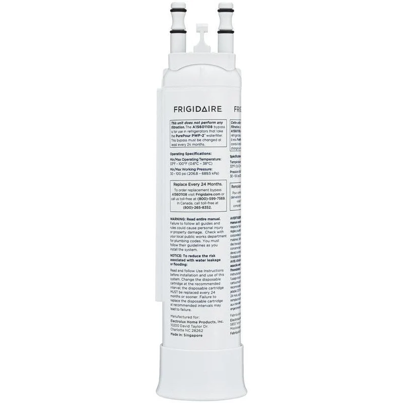 Electrolux Bypass du filtre à eau PurePour™ A15601102