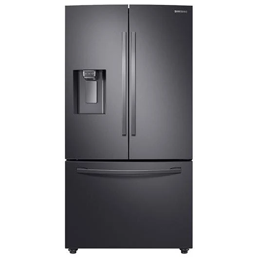 Samsung Réfrigérateur trois portes avec porte à deux battants à profondeur de comptoir de 36 po., 23 pi.cu. avec distributeur d'eau et glaçons externe RF23R6201SG/AA