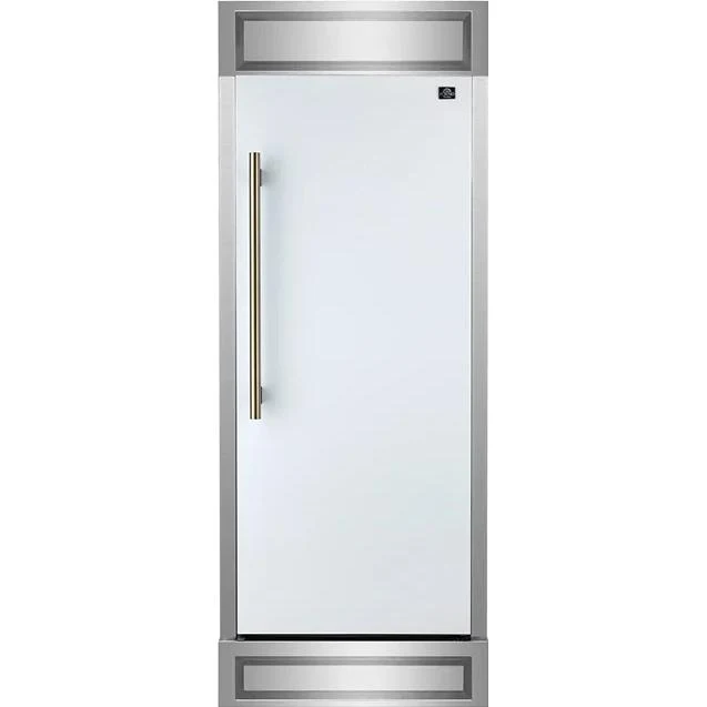 Forno Réfrigérateur/congélateur convertible de 30 po, 13.6 pi. cu. avec grille décorative FFFFD1722-32RMG-WHT