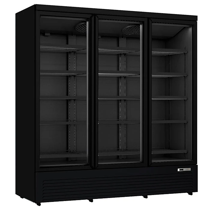 Koeling 188cm | 1664L | 3 Glasdeuren | Horeca Display Koelkast