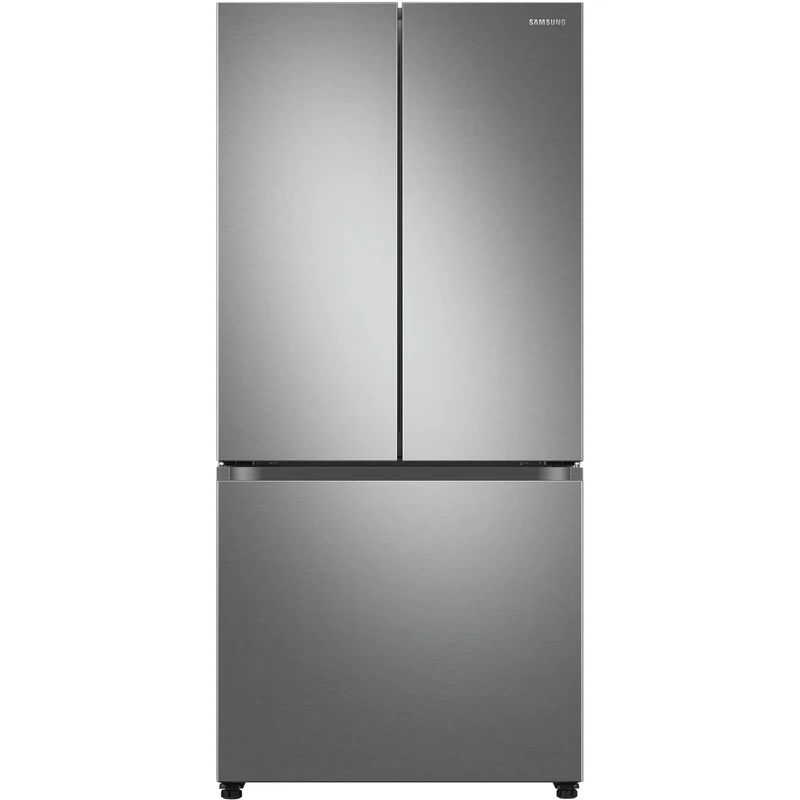 Samsung Réfrigérateur trois portes avec porte à deux battants de 33 pouces, 25 pi. cu. avec machine à glaçons automatique double avec Ice Bites™ RF25C5151SR/AA
