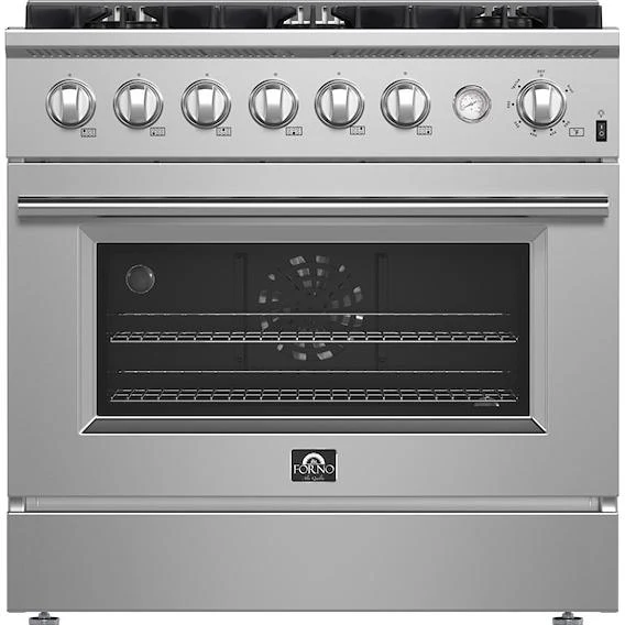Forno Cuisinière autoportante à gaz de 36 pouces avec technologie convection FFSGS6277-36