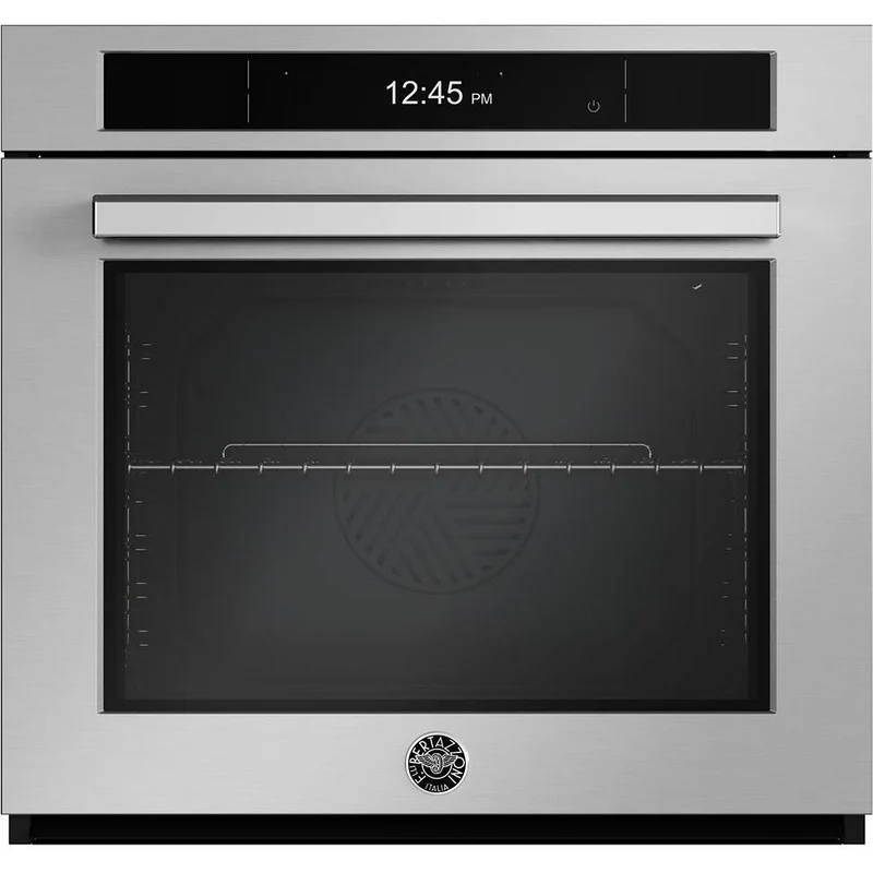 Bertazzoni Four mural simple encastré de 30 pouces, 4,8 pi. cu. avec vapeur FPRO30FSVTX