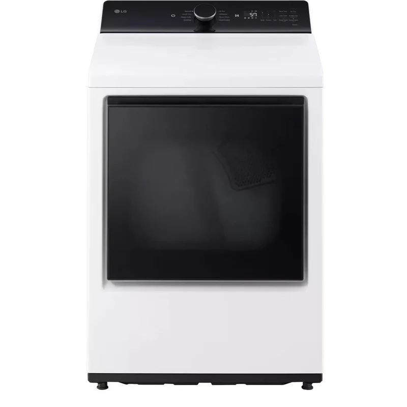 LG Sécheuse électrique de 7,3 pi. cu. avec porte EasyLoad™ et détection AI DLE8400WE