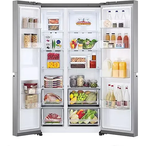 LG Réfrigérateur côte-à-côte à profondeur de comptoir de 36 pouces, 23,1 pi. cu. avec Door Cooling+ LS23C4000V