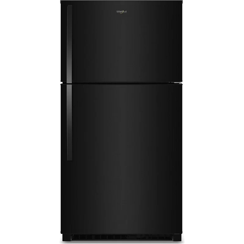 Whirlpool Réfrigérateur à congélateur supérieur autoportant de 32,8 pouces, 21,3 pi. cu. avec tiroir à charcuterie Flexi-Slide™ WRTX7421TB