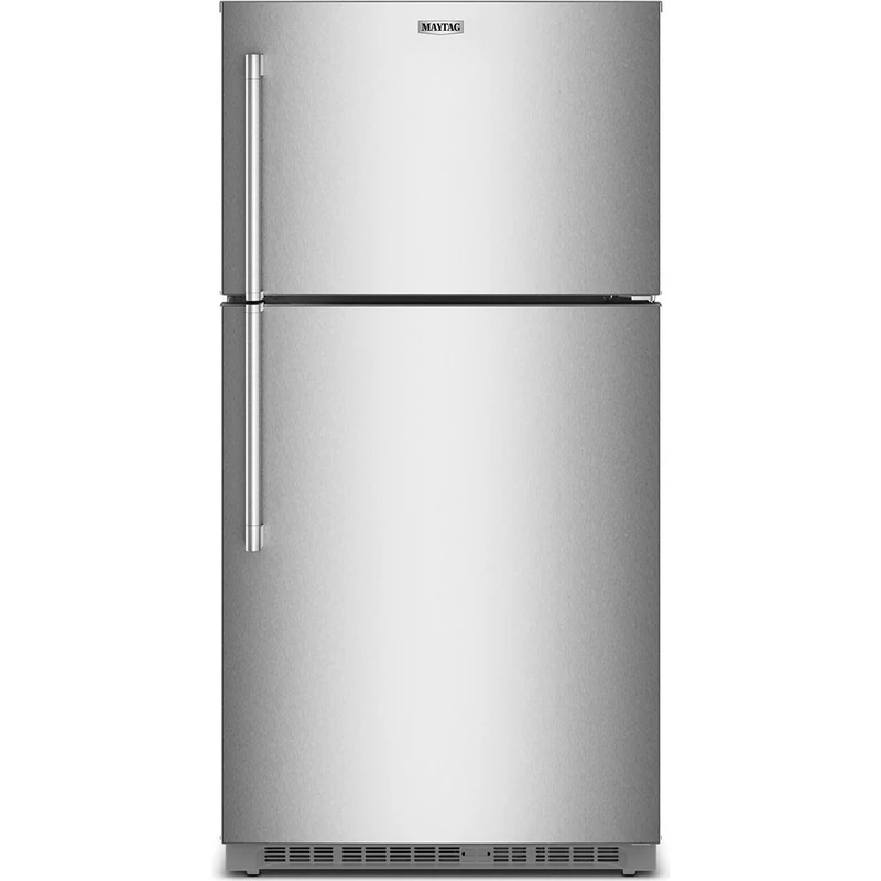 Maytag Réfrigérateur à congélateur supérieur autoportant de 33 pouces, 21,3 pi. cu. avec EvenAir™ Cooling Tower MRTX5121TZ
