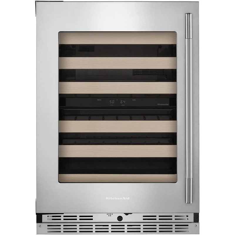 KitchenAid Refroidisseur à vin de 46 bouteuilles KUWL524SPS