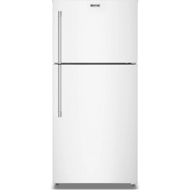 Maytag Réfrigérateur à congélateur supérieur autoportant de 30 pouces, 19 pi. cu. avec EvenAir™ Cooling Tower MRTX5119SW