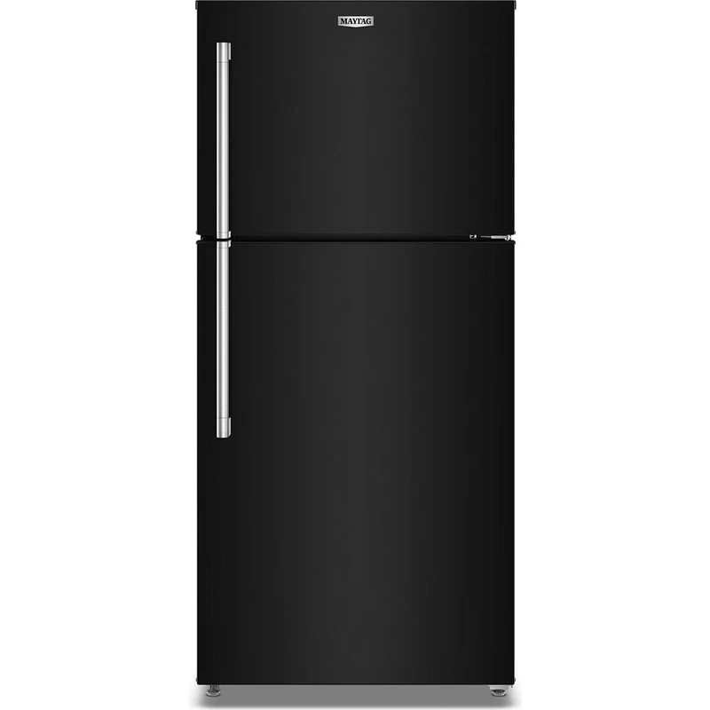 Maytag Réfrigérateur à congélateur supérieur autoportant de 30 pouces, 19 pi. cu. avec EvenAir™ Cooling Tower MRTX5119SB