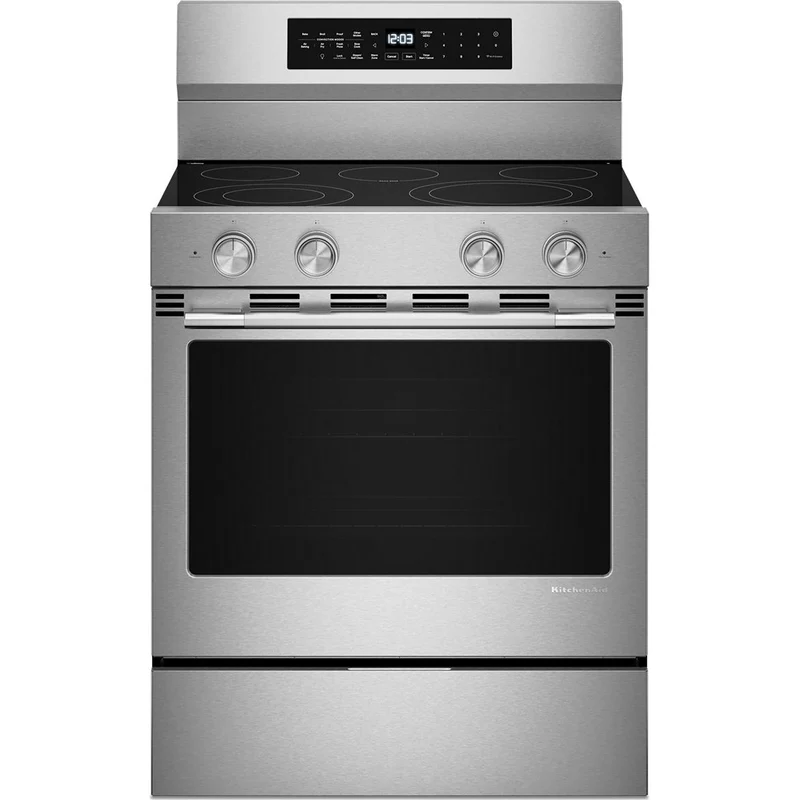KitchenAid Cuisinière autoportante électrique de 30 pouces avec Wi-Fi YKFES530SPS