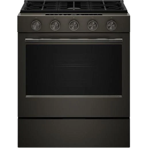 KitchenAid Cuisinière intelligente au gaz encastrable de 30 pouces avec modes de cuisson à convection et brûleur 2 en 1 KSGS530SBE