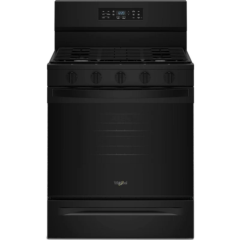 Whirlpool Cuisinière à gaz de 30 po avec technologie de cuisson à air WFGS5730SB