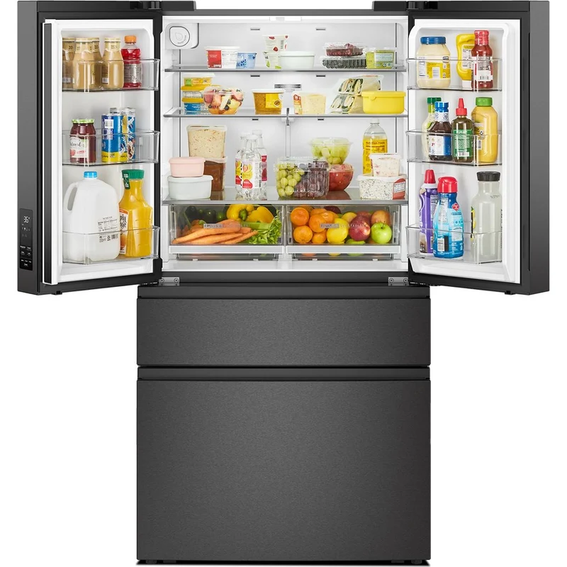 Whirlpool Réfrigérateur français à 4 portes de 36 pouces, 30 pi. cu. WRMF3336SV