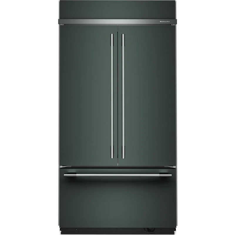 KitchenAid Réfrigérateur 3 portes avec porte à deux battants intégré de 42 pouces, 24,2 pi. cu. KBFN542SJP