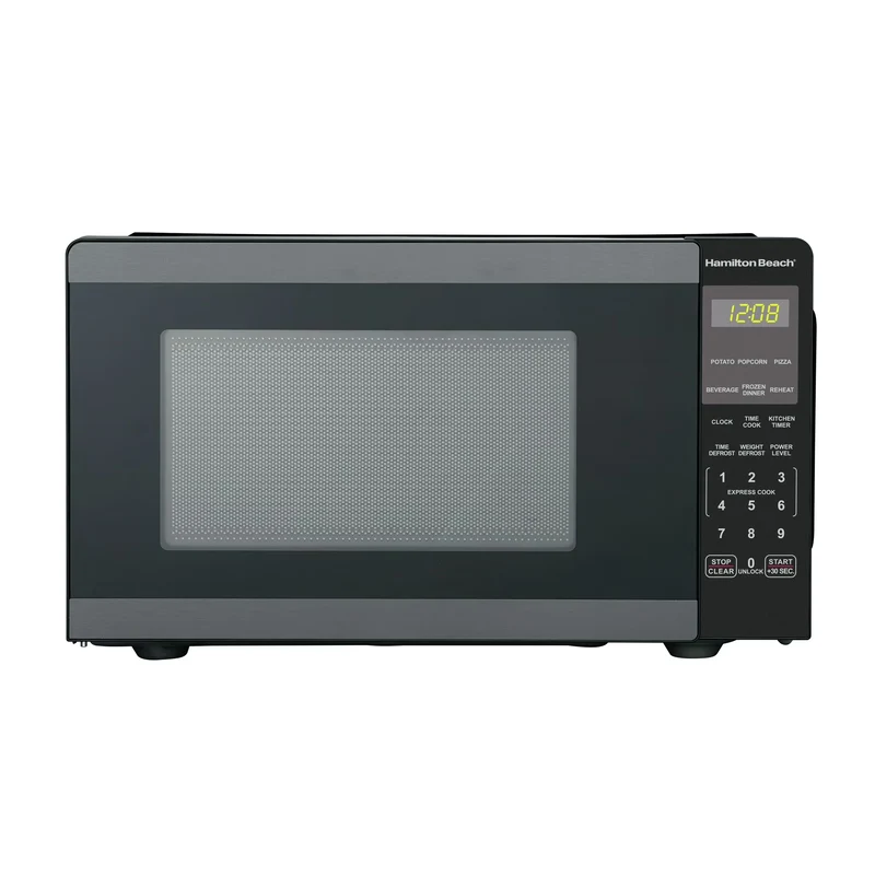 Micro ondes de comptoir de 900 Watts noir et inox. 0.9pi³ Hamilton Beach HB8436127995-01 [BOITE OUVERTE]