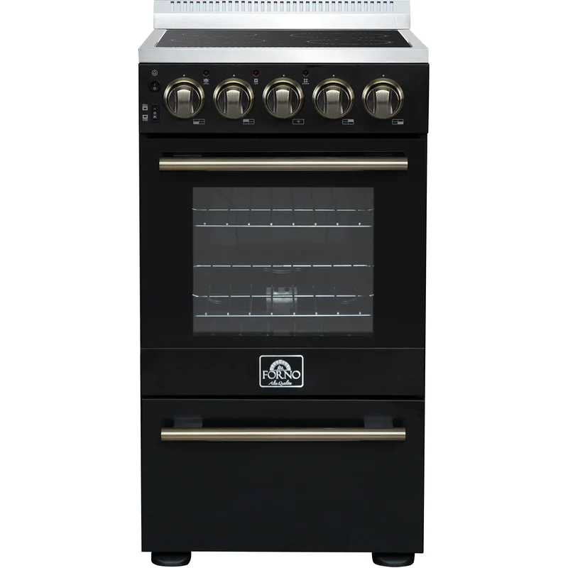 Forno Cuisinière autoportante de 20 pouces FFSEL6051-20BLK