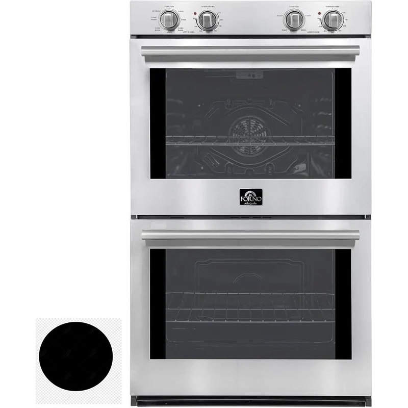 Forno Four mural double encastré de 30 pouces, 10 pi. cu. avec technologie convection FBOEL1324-30BLK