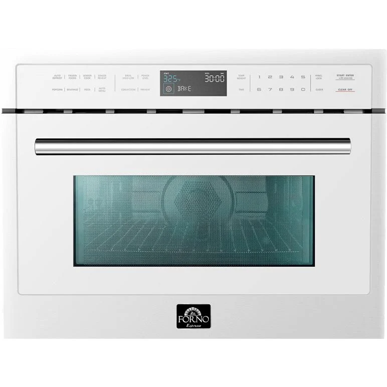 Forno Four à micro-ondes encastrable de 24 po, 1,6 pi cu avec technologie convection FMWDR3093-24WHT