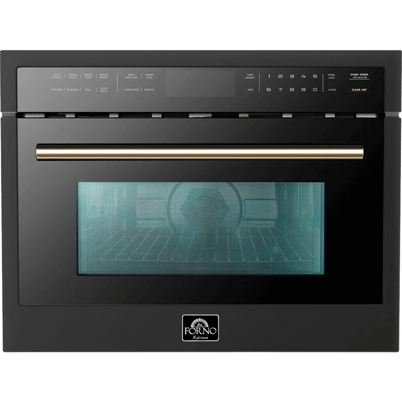 Forno Four à micro-ondes encastrable de 24 po, 1,6 pi cu avec technologie convection FMWDR3093-24BLK