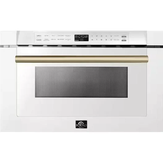 Forno Four à micro-ondes tiroir de 24 po, 1,2 pi cu FMWDR3000-24WHT